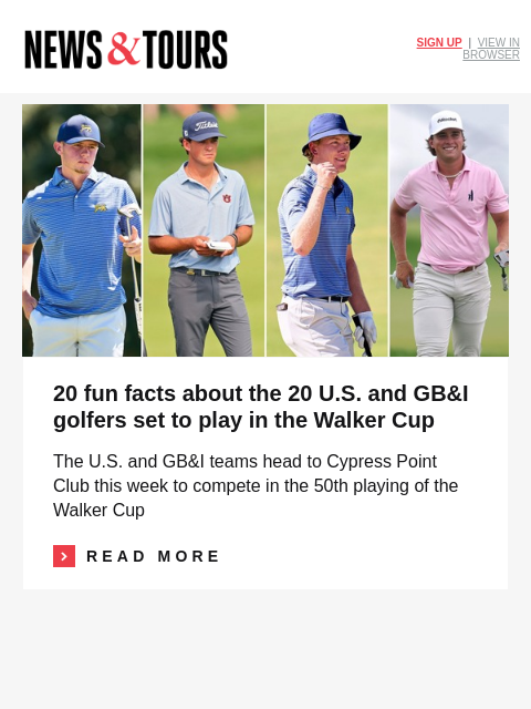 golfdigest newsletter: Charlie Woods makes ace at TPC Sawgrass