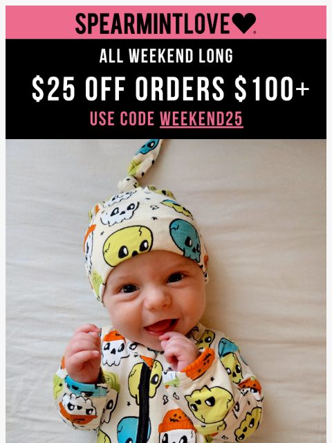 spearmintlove newsletter: It's Time to Shop Halloween 🎃 Get $25 Off $100+