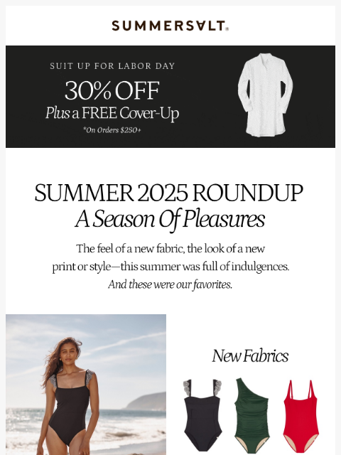 summersalt newsletter: The Very Best of Summer ‘25