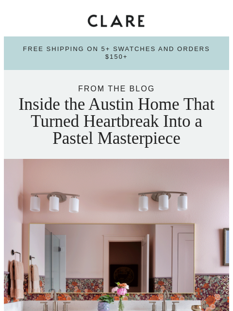 clare newsletter: This Austin condo went full femme (and we’re obses...