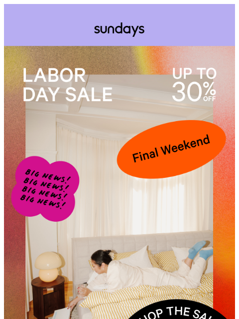 sundays-company newsletter: A Monday worth staying in for ✨