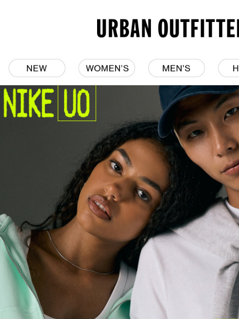 urbanoutfitters newsletter: two words: NEW NIKE