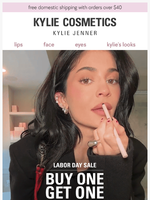 kyliecosmetics newsletter: get a FREE lip kit + gift while you can ‼️