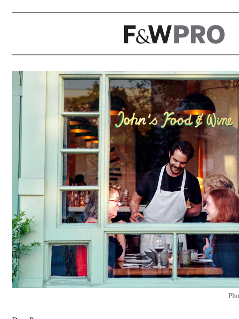 foodandwine newsletter: At America's Best Restaurant, Dishwashers Make $70...