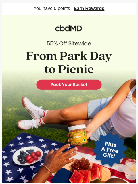 cbdmd newsletter: Bring the Blanket. We’ll Bring the Savings.