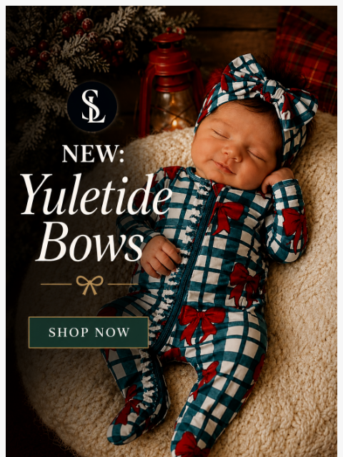 spearmintlove newsletter: 🎀 NEW: Yuletide Bows Have Arrived