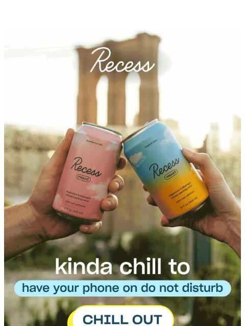 takearecess newsletter: what's cooler than chic