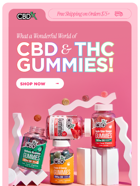 cbdfx newsletter: Every gummy we make, in one place