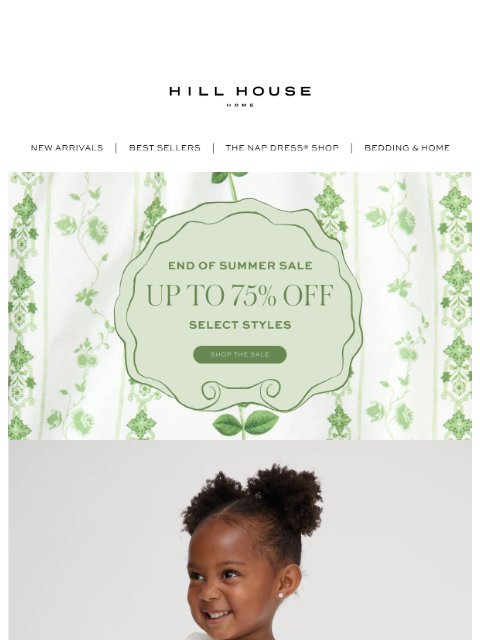 hillhousehome newsletter: End of Summer Sale Ends Soon