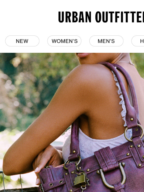 urbanoutfitters newsletter: BDG Bags in a NEW color! 🍇🍷💜