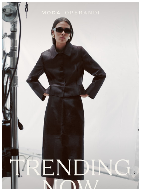 modaoperandi newsletter: 6 Trends for FALL