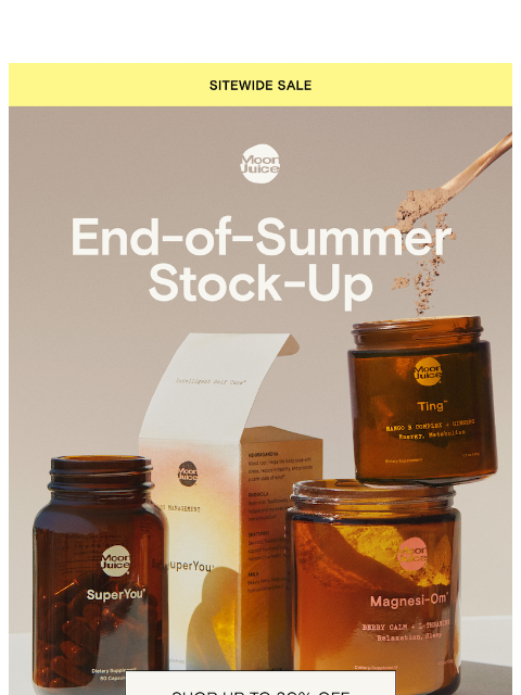 moonjuice newsletter: sale ends tonight (!!)