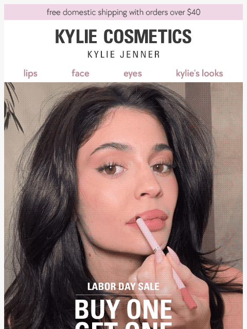 kyliecosmetics newsletter: FINAL HOURS: FREE lip kits + gift ⏳