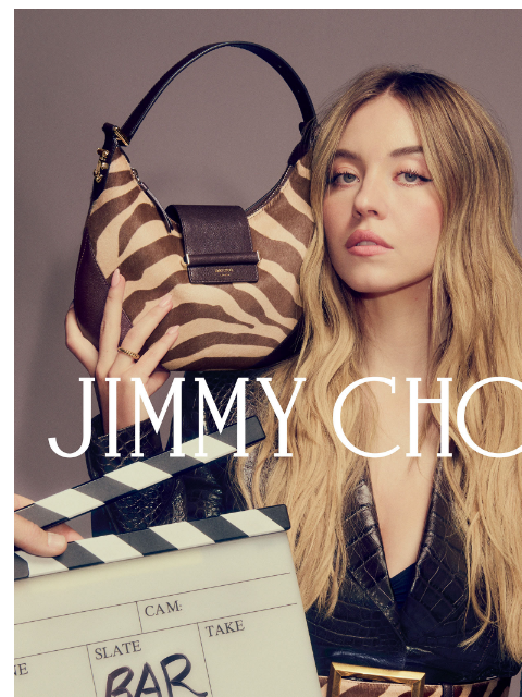 jimmychoo newsletter: Introducing Sydney Sweeney for Autumn 2025