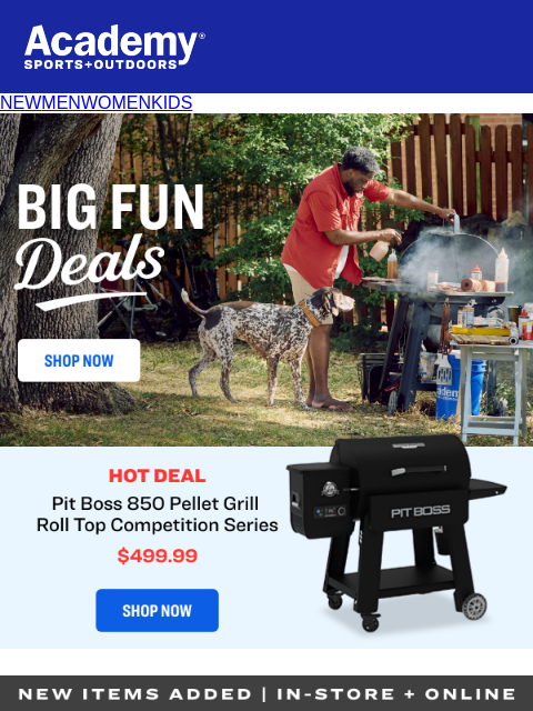 academy newsletter: Your Weekly Big Fun Deals Are Here