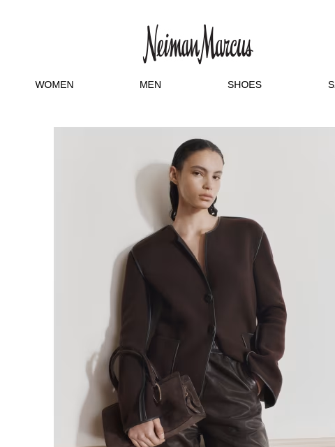 neimanmarcus newsletter: New from Giorgio Armani’s Roots collection