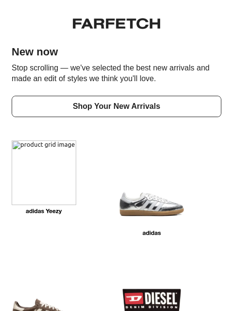 farfetch newsletter: New in, edited for you