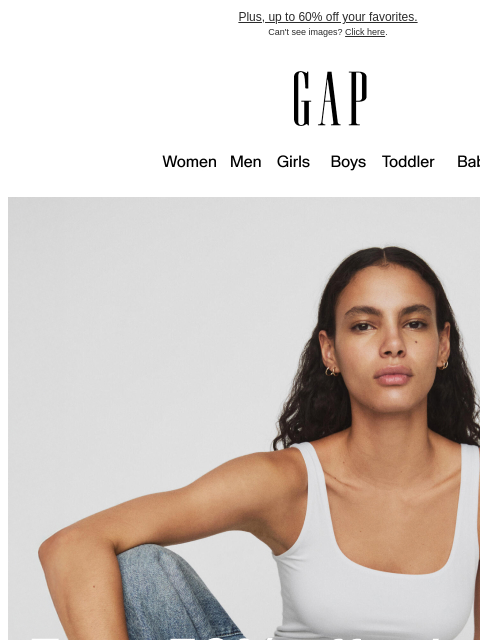 gap newsletter: Extra 50% off sale won't last long