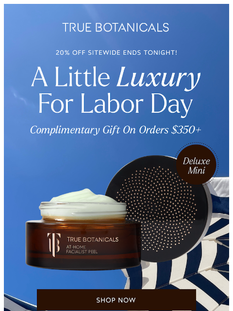 truebotanicals newsletter: Surprise! Free Gift Today Only