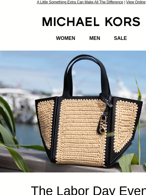 michaelkorsmail newsletter: Upgrade Your Outfits For Up To 70% Off