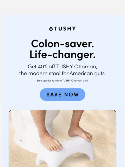 hellotushy newsletter: FREEDOM FROM STRAINING