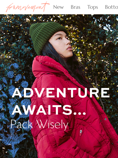 freepeople newsletter: Layer up, adventure on ⛰️🧡