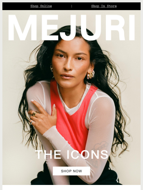 mejuri newsletter: Introducing The Icons