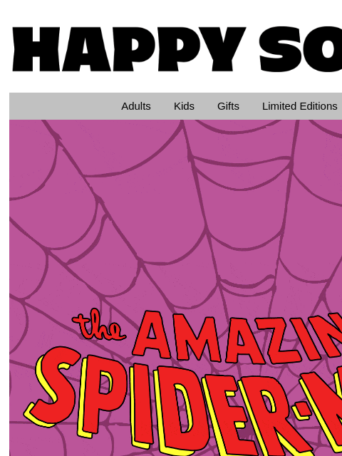 happysocks newsletter: New MARVEL Special Edition: Spider-Man™