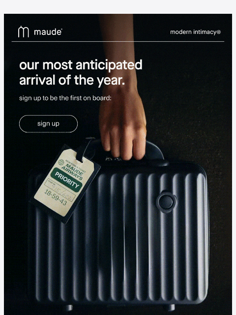 getmaude newsletter: something is coming.