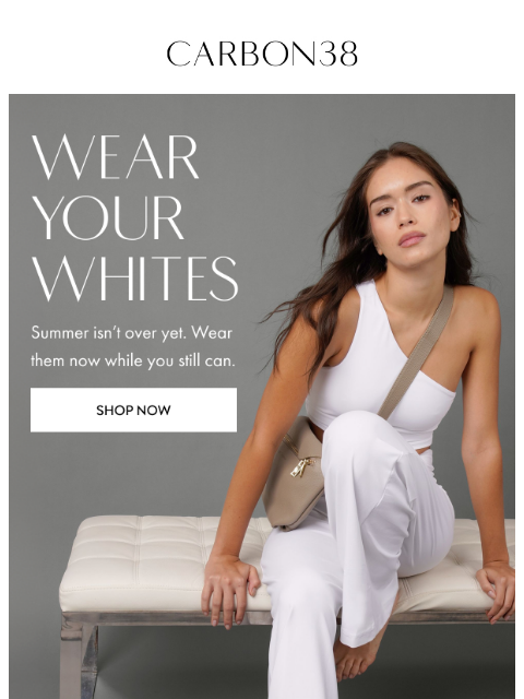 carbon38 newsletter: The White Melt Edit Just Dropped