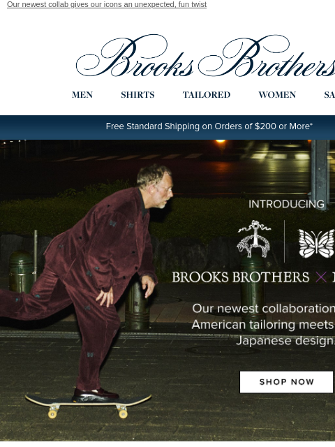 brooksbrothers newsletter: NEEDLES X Brooks Brothers: American classic + Japa...