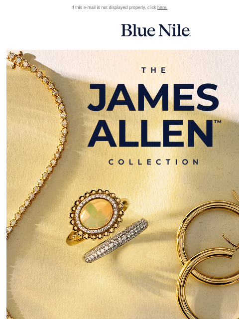 bluenile newsletter: Define Your Style with the James Allen Collection