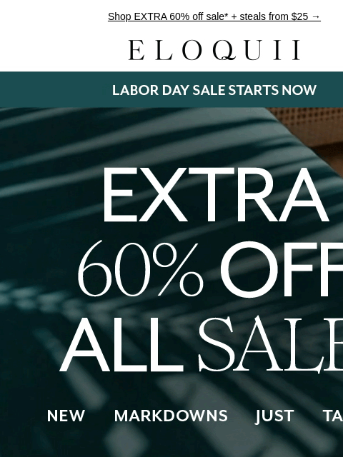 eloquii newsletter: LABOR DAY SALE IS *ON*