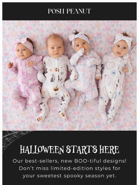 poshpeanut newsletter: 🎃🎀 BOO-tiful & Brand New!