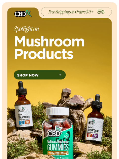 cbdfx newsletter: Mushrooms are having a moment