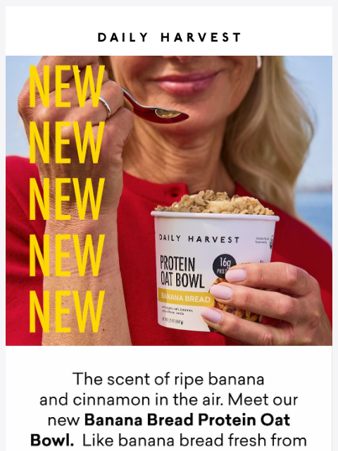 daily-harvest newsletter: Fall’s warmest new breakfast is here