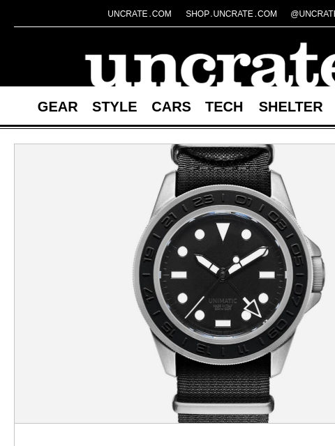 uncrate newsletter: Modello Uno U1-GMT-AEB Limited Edition & more