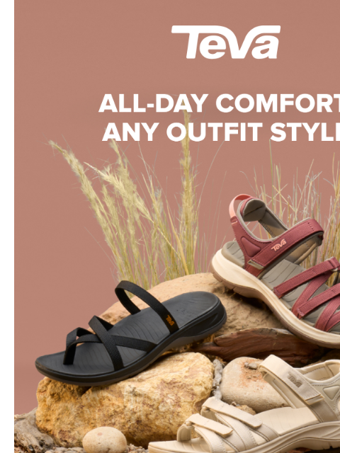 teva newsletter: The Tirra Collection walks any walk