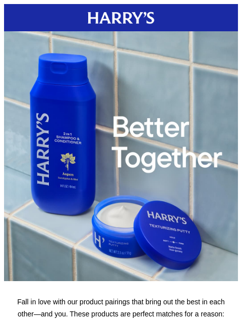 harrys newsletter: Better together 🤞