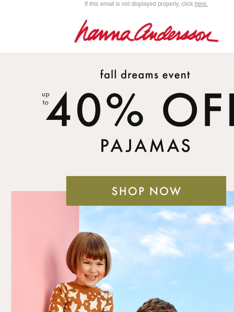 hannaandersson newsletter: NEW: Scary CUTE PJs 🍂🎃