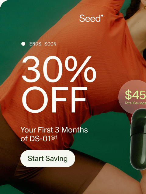 seed newsletter: Ends tomorrow: 30% off + free gift.