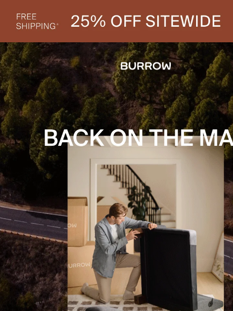 burrow newsletter: Hop In: Up To 70% Off Is Back!