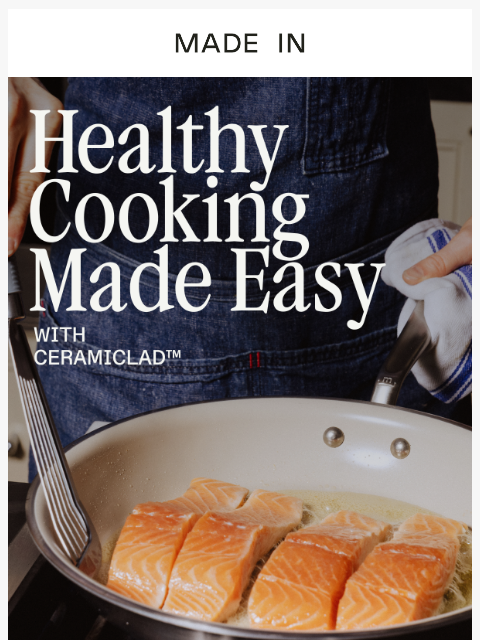 madeincookware newsletter: Cleaner Cooking Starts with This Pan
