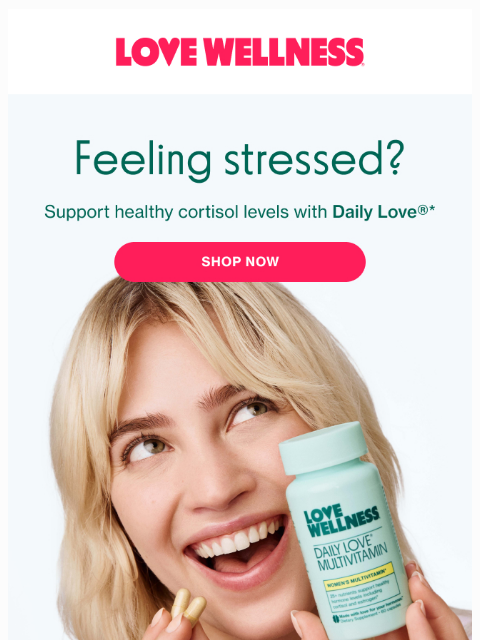 lovewellness newsletter: Feeling swamped? Let’s talk stress relief.