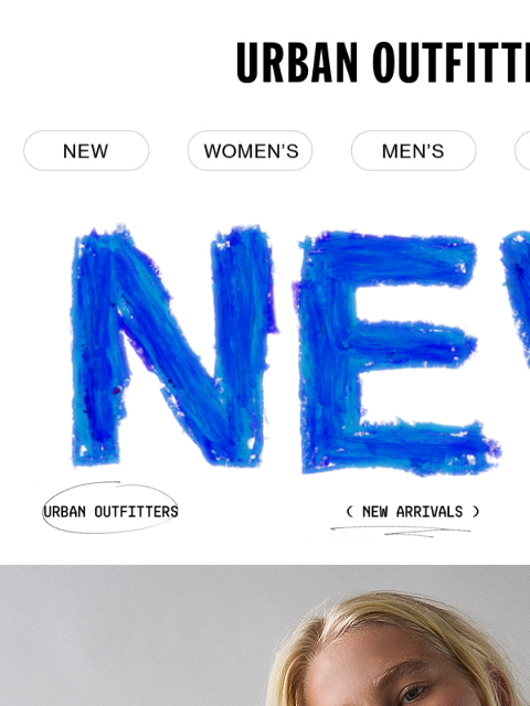 urbanoutfitters newsletter: NEW for YOU →