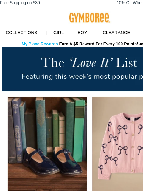 gymboree newsletter: Your *Exclusive* Look at our Top-Selling Styles 🌟