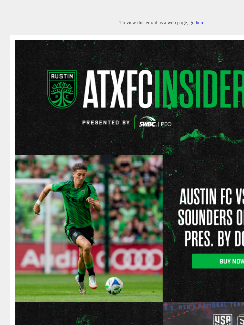 austinfc newsletter: ATXFC Insider: Upcoming Matches, Partner Perks & M...