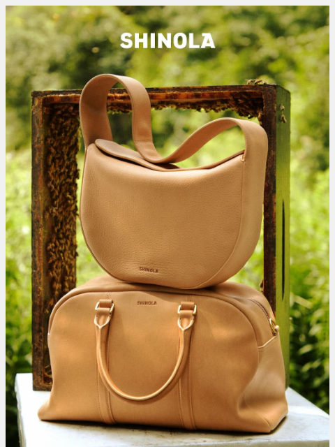 shinola newsletter: Meet the Honey Leather Collection