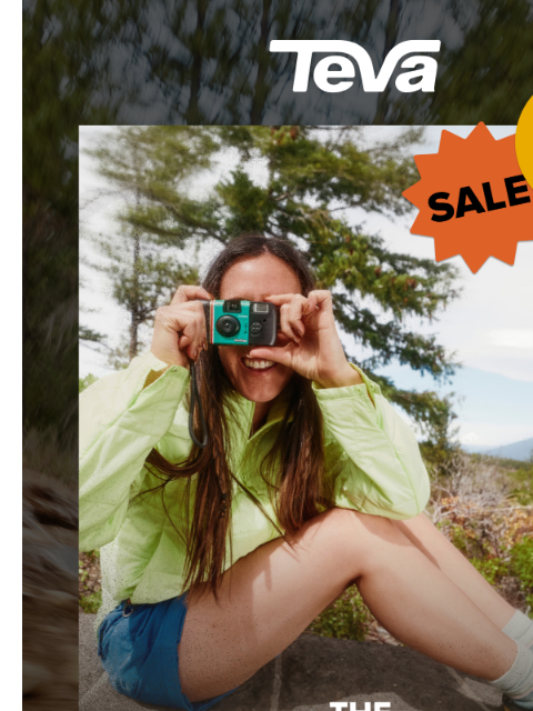 teva newsletter: UP TO 50% OFF FOR LABOR DAY SALE