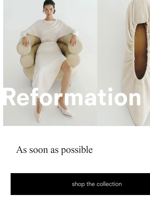 thereformation newsletter: THAT’S TEMPTING 